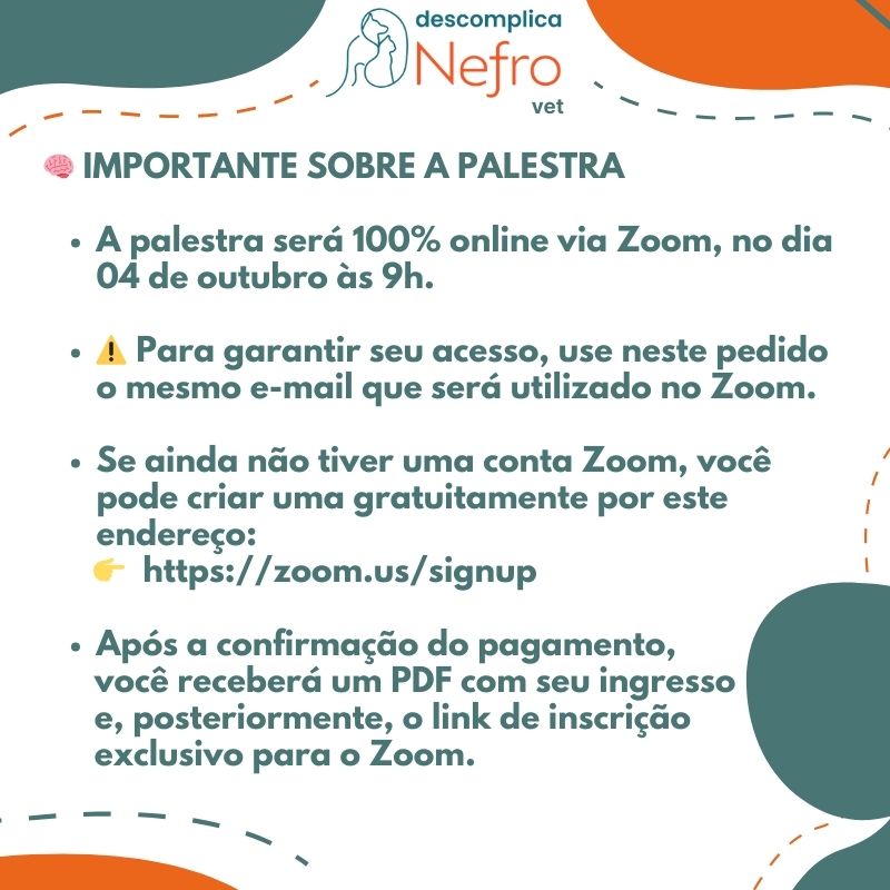 Ingresso Palestra On-Line - Descomplicando o Paliativismo na Veterinária! - Imagem 2